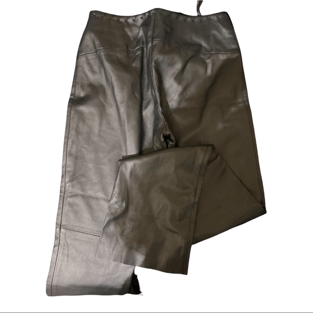 Silver Cache Leather Pants